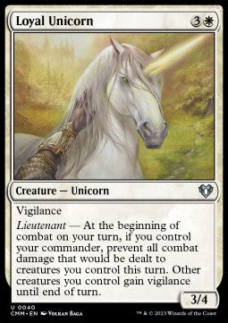Loyal Unicorn - Commander Masters (Uncommon) [40]