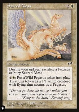 Sacred Mesa - The List (Rare) [37]