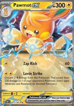 Pawmot ex - Obsidian Flames (Double Rare) [073]