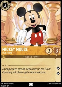 Mickey Mouse - True Friend - The First Chapter (Uncommon) [1TFC-12]