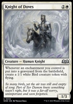 Knight of Doves - Wilds of Eldraine (Uncommon) [19]