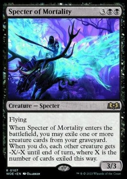 Specter of Mortality - Wilds of Eldraine (Rare) [107]