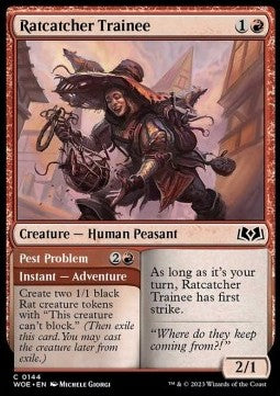 Ratcatcher Trainee // Pest Problem - Wilds of Eldraine (Common) [144]