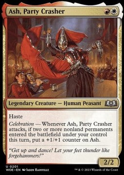 Ash, Party Crasher - Wilds of Eldraine (Uncommon) [201]