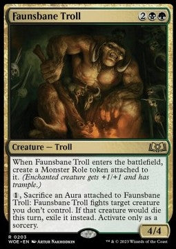 Faunsbane Troll - Wilds of Eldraine (Rare) [203]