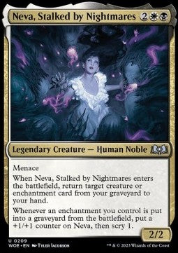 Neva, Stalked by Nightmares - Wilds of Eldraine (Uncommon) [209]