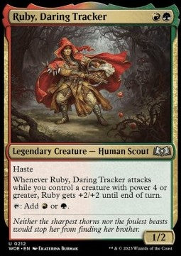 Ruby, Daring Tracker - Wilds of Eldraine (Uncommon) [212]