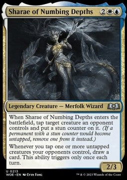 Sharae of Numbing Depths - Wilds of Eldraine (Uncommon) [213]