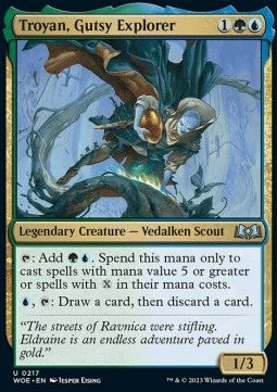 Troyan, Gutsy Explorer - Wilds of Eldraine (Uncommon) [217]