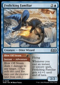 Frolicking Familiar // Blow Off Steam - Wilds of Eldraine (Uncommon) [226]
