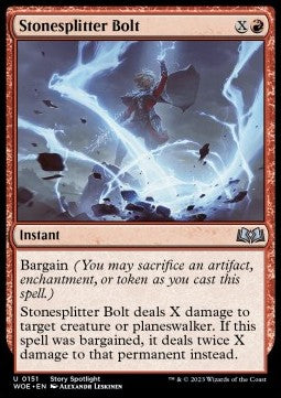 Stonesplitter Bolt - Wilds of Eldraine (Uncommon) [151]