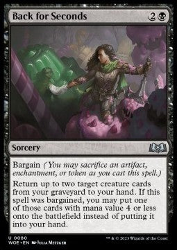 Back for Seconds - Wilds of Eldraine (Uncommon) [80]