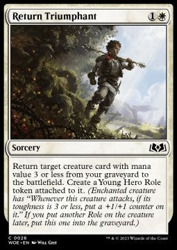 Return Triumphant - Wilds of Eldraine (Common) [26]