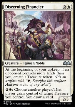 Discerning Financier - Wilds of Eldraine (Uncommon) [10]