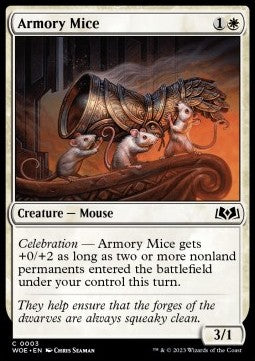 Armory Mice - Wilds of Eldraine (Common) [3]
