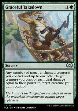 Graceful Takedown - Wilds of Eldraine (Uncommon) [171]