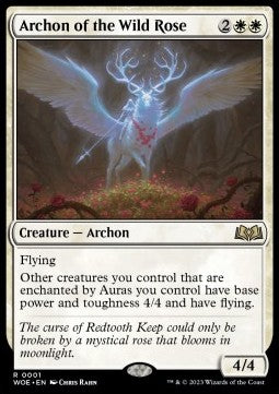 Archon of the Wild Rose - Wilds of Eldraine (Rare) [1]