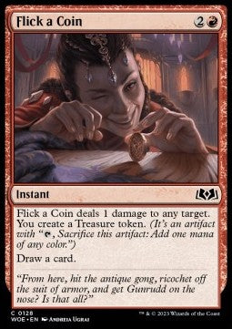 Flick a Coin - Wilds of Eldraine (Common) [128]