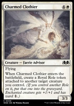 Charmed Clothier - Wilds of Eldraine (Common) [6]