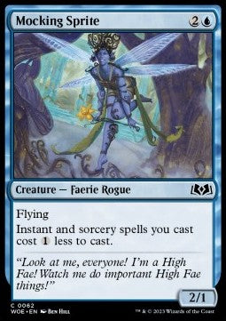 Mocking Sprite - Wilds of Eldraine (Common) [62]