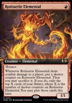 Rotisserie Elemental - Wilds of Eldraine: Extras (Rare) [352]