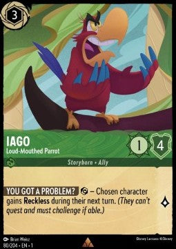 Iago - Loud-Mouthed Parrot - The First Chapter (Rare) [80]
