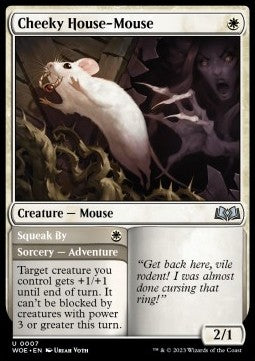 Cheeky House-Mouse // Squeak By - Wilds of Eldraine (Uncommon) [7]