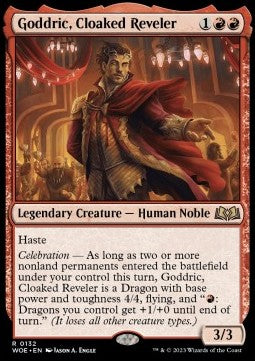 Goddric, Cloaked Reveler - Wilds of Eldraine (Rare) [132]
