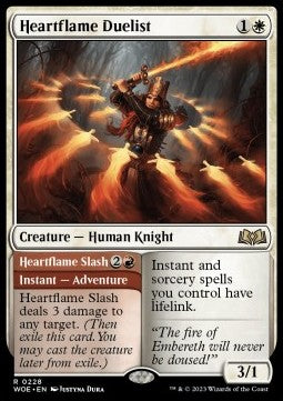 Heartflame Duelist // Heartflame Slash - Wilds of Eldraine (Rare) [228]