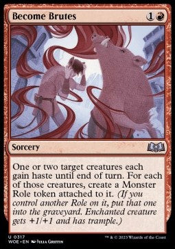Become Brutes - Wilds of Eldraine: Extras (Uncommon) [317]