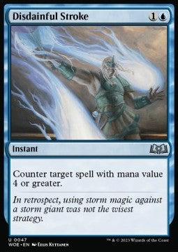 Disdainful Stroke - Wilds of Eldraine (Uncommon) [47]