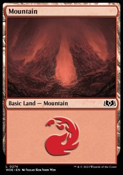 Mountain (V.3) - Wilds of Eldraine (Land) [274]