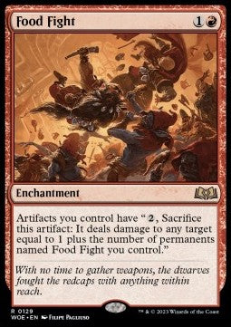 Food Fight - Wilds of Eldraine (Rare) [129]