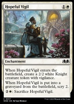 Hopeful Vigil - Wilds of Eldraine (Common) [17]