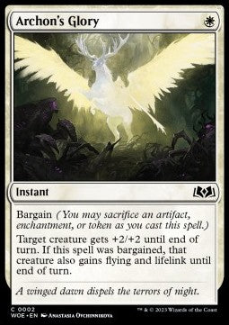 Archon's Glory - Wilds of Eldraine (Common) [2]