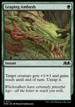 Leaping Ambush - Wilds of Eldraine (Common) [177]