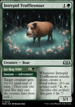 Intrepid Trufflesnout // Go Hog Wild - Wilds of Eldraine: Extras (Uncommon) [320]