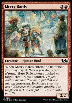 Merry Bards - Wilds of Eldraine (Common) [140]
