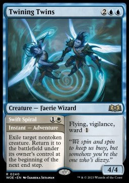 Twining Twins // Swift Spiral - Wilds of Eldraine (Rare) [240]
