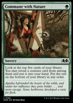 Commune with Nature - Wilds of Eldraine (Common) [166]