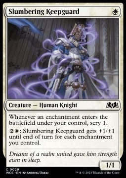 Slumbering Keepguard - Wilds of Eldraine (Common) [29]