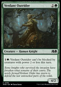 Verdant Outrider - Wilds of Eldraine (Common) [196]