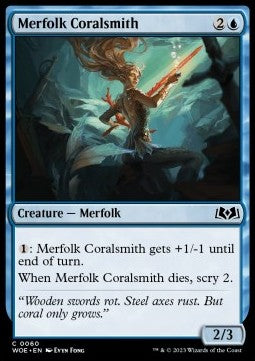 Merfolk Coralsmith - Wilds of Eldraine (Common) [60]