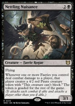 Nettling Nuisance - Commander: Wilds of Eldraine (Rare) [15]