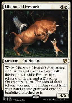 Liberated Livestock - Commander: Wilds of Eldraine (Rare) [5]