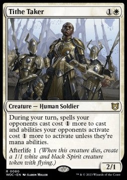 Tithe Taker - Commander: Wilds of Eldraine (Rare) [80]