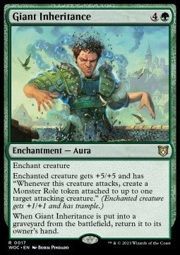 Giant Inheritance - Commander: Wilds of Eldraine (Rare) [17]