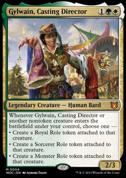 Gylwain, Casting Director - Commander: Wilds of Eldraine (Mythic) [4]