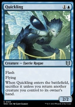 Quickling - Commander: Wilds of Eldraine (Uncommon) [103]