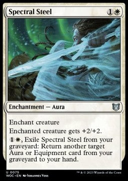 Spectral Steel - Commander: Wilds of Eldraine (Uncommon) [75]